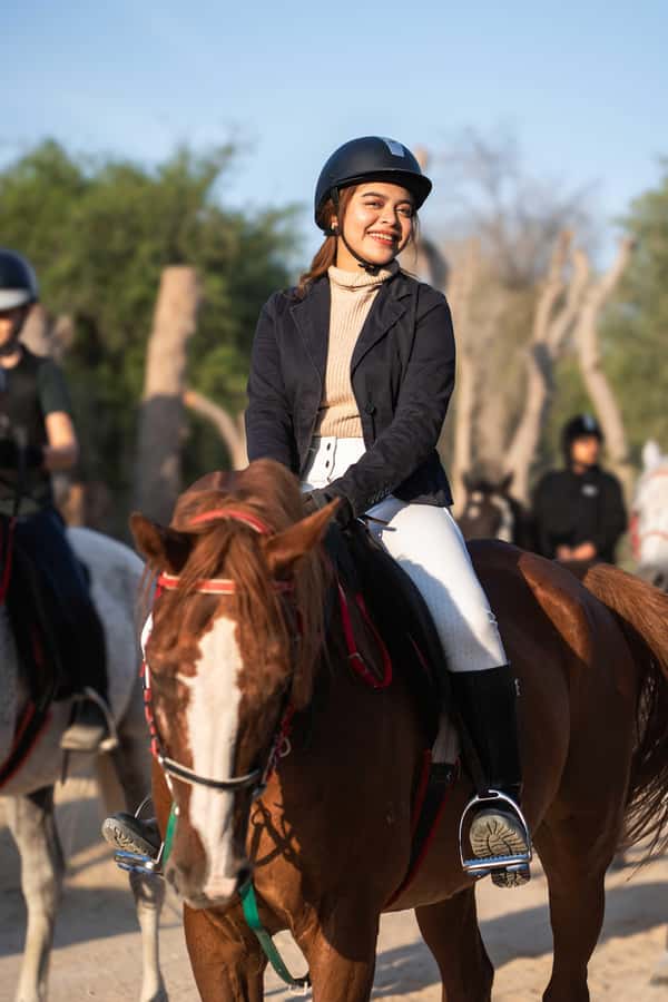 1 Hour Horseback Dubai Desert Park Ride - Riding from Ghaf Trees to Open Dunes