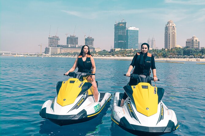 1-Hour Jet Ski Tour – Burj Al Arab, Atlantis, & Dubai Skyline - Dubai Marina and the city skyline