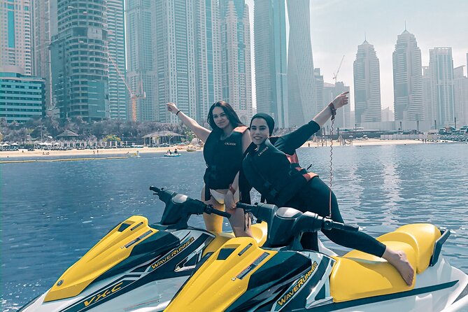 1-Hour Jet Ski Tour – Burj Al Arab, Atlantis, & Dubai Skyline - Speed, turns, and time in the water