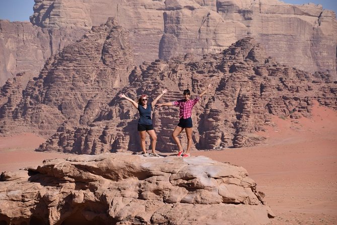 2-Day Petra, Wadi Rum and Dead Sea Tour from Amman - Floating at the Dead Sea