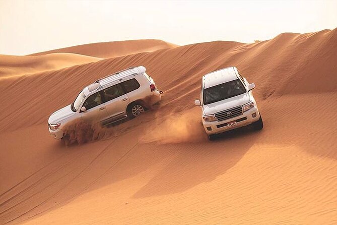 7-hour Small Group 4x4 Desert Safari Tour with Buffet Dinner in Dubai - Why Big Red makes this safari different