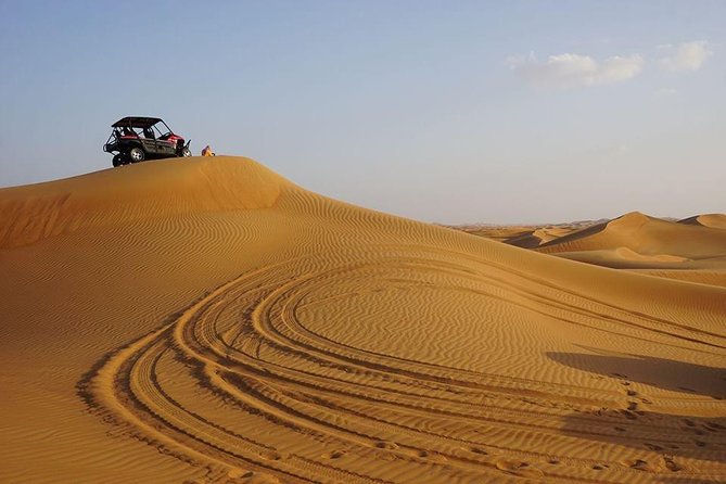 7-hour Small Group 4x4 Desert Safari Tour with Buffet Dinner in Dubai - Sandboarding and the short camel ride