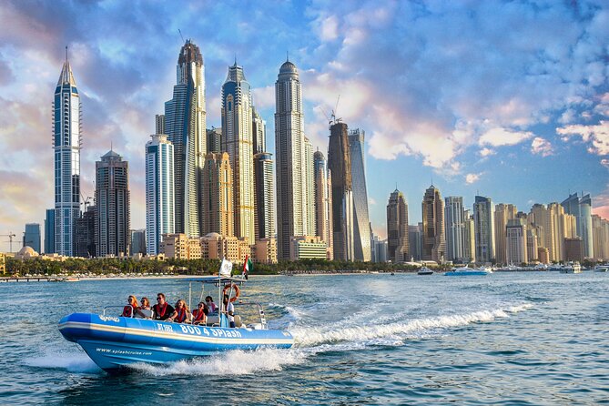 90 Minutes Speedboat Tour Dubai Marina, Burj Al Arab and Atlantis - Why seeing Dubai from the water works so well