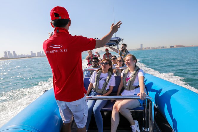 90 Minutes Speedboat Tour: Marina, Atlantis, Palm & Burj Al Arab - Burj Al Arab from its best angle