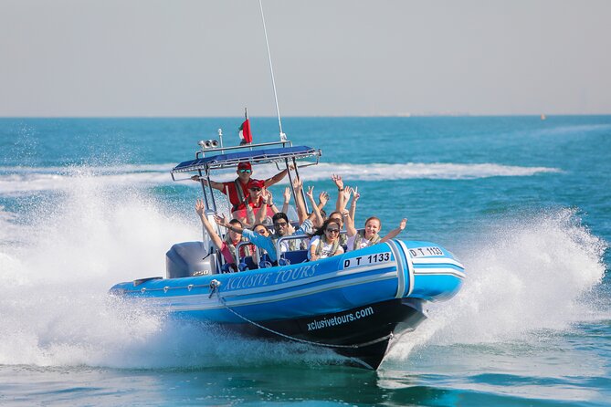 90 Minutes Speedboat Tour: Marina, Atlantis, Palm & Burj Al Arab - Dubai Marina and Cayan Tower