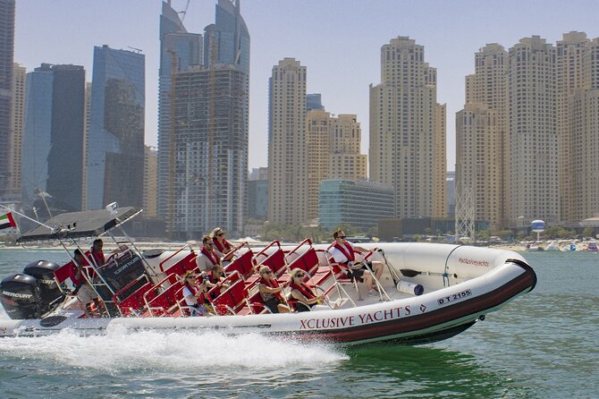 90 Minutes Speedboat Tour: Marina, Atlantis, Palm & Burj Al Arab - How fast is the speedboat really?