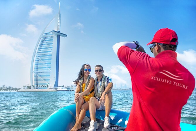 90 Minutes Speedboat Tour: Marina, Atlantis, Palm & Burj Al Arab - Seating, spray, and what to bring
