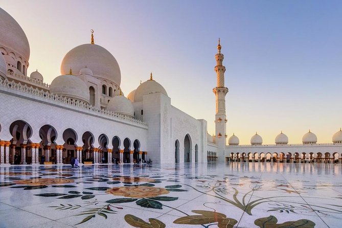 Abu Dhabi City Tour, Grand Mosque, Emirates Palace & The Louvre - Dates, Ferrari World and the quick photo stops