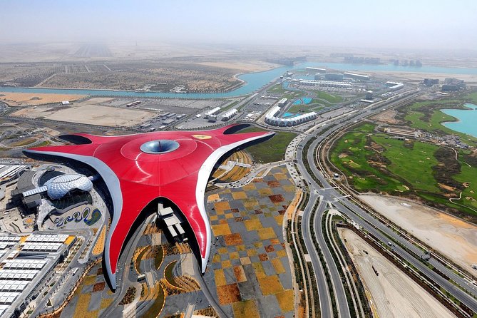 Abu Dhabi City Tour Including Ferrari World Tickets from Dubai - Capital Gate, royal palaces, and the Corniche