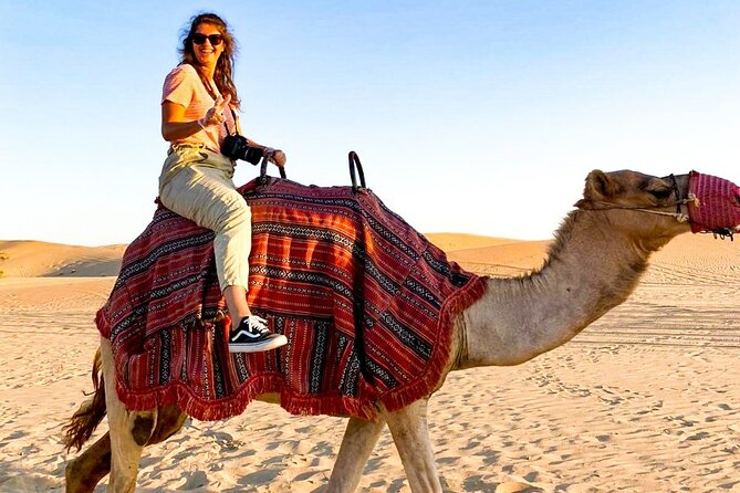 Abu Dhabi: Evening Desert Safari with Camel Ride, BBQ & Live Show - BBQ dinner with tea, coffee, and dates