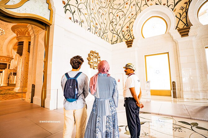 Abu Dhabi Sightseeing Tour: Sheikh Zayed Mosque, Heritage Village & Dates Market - The Corniche from the coach
