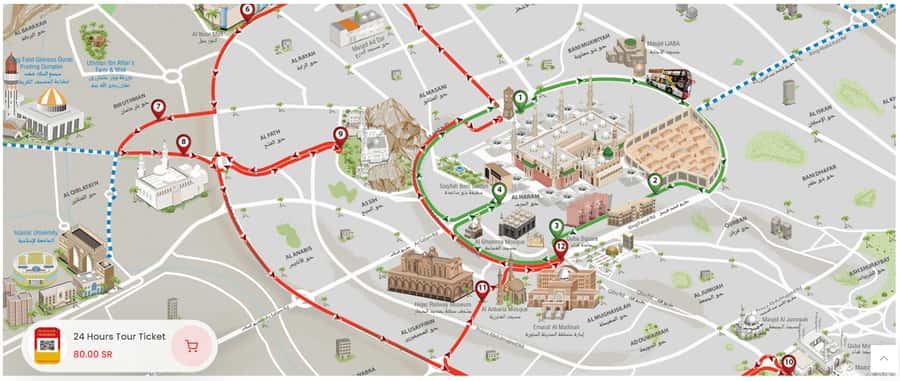 Al Madinah: City Sightseeing Hop-On Hop-Off Bus Tour - Why this bus works well in Al Madinah