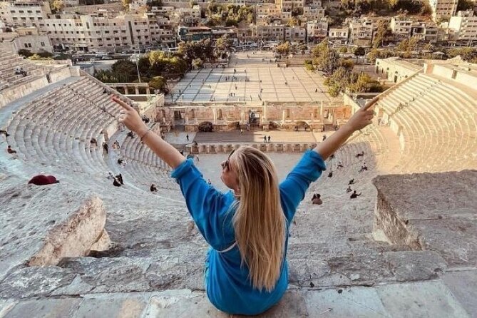 Amazing Panoramic Amman City Tour - Roman Theater: a 6,000-seat reminder of ancient Amman
