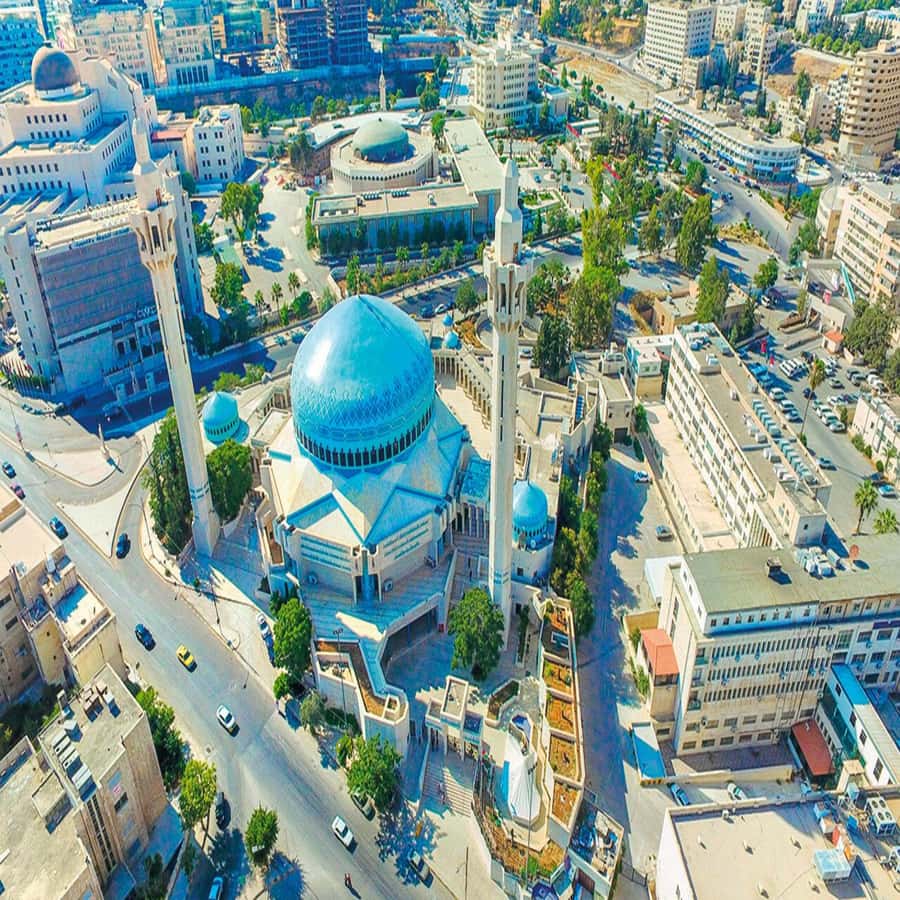 Amman: Private Sightseeing City Tour - King Abdullah Mosque and Amman’s modern face