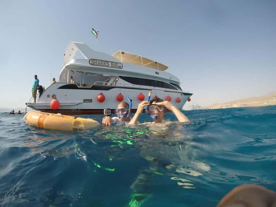 Aqaba: Red Sea Snorkeling Boat Trip with Buffet Lunch - Two Red Sea sites, with conditions to consider