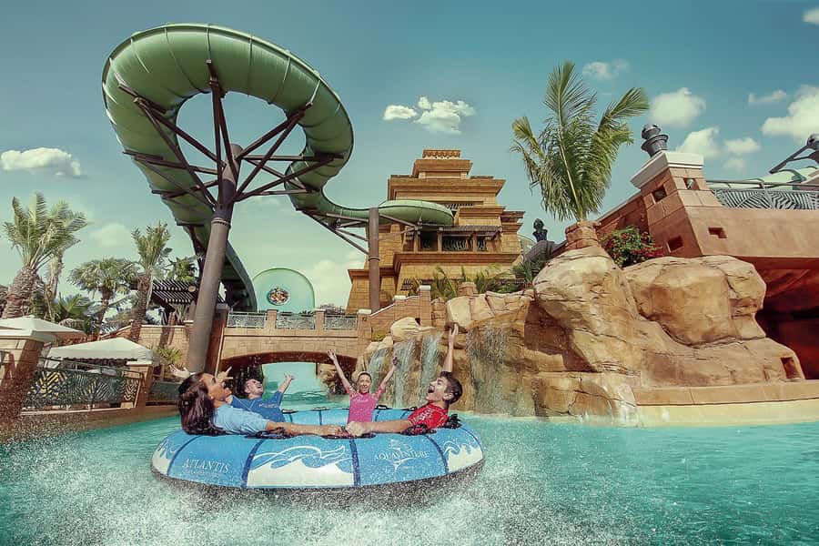 Aquaventure World Waterpark Ticket at Atlantis Dubai - Aquaventure Beach and the lazy river