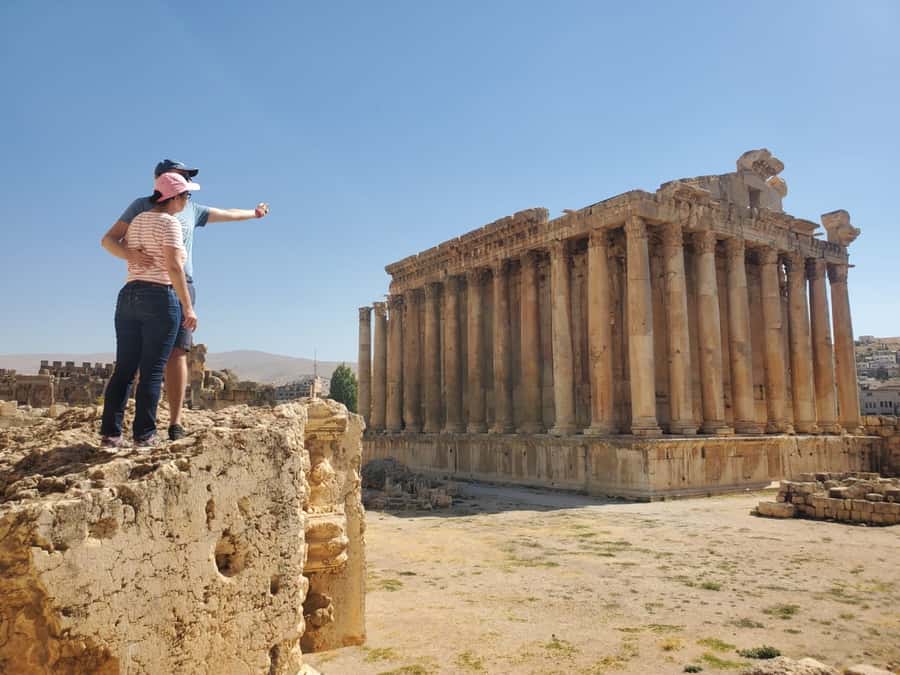Baalbek Temples & Ksara Caves w/pick-up,guide, entries+lunch - The drive from Beirut and the value of a private group