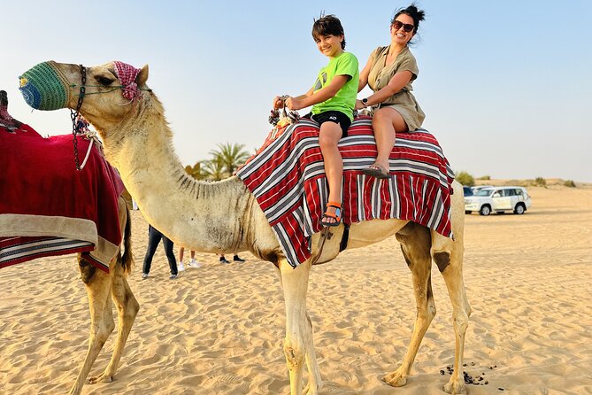 Best Dubai Desert Safari with Buffet Dinner,Sand Boarding & Shows - The 30 to 40-minute dune-bashing run