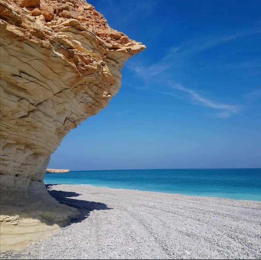 Caribian Orient (Swiming at Fazayeh Beach ) - Marneef Cave and the blowholes depend on the sea