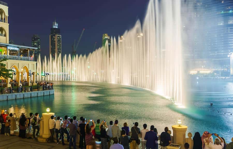 City of Lights: Dubai Night Experience - Downtown Dubai and the Burj Khalifa