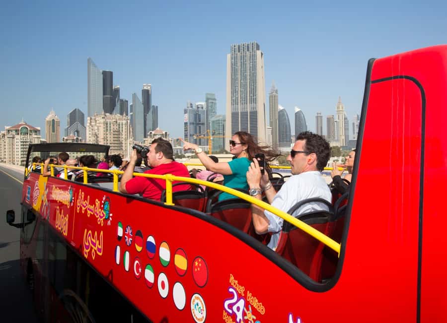 City Sightseeing Dubai Hop-On Hop-Off Bus Tour & Dhow Cruise - The 6pm sunset and night ride