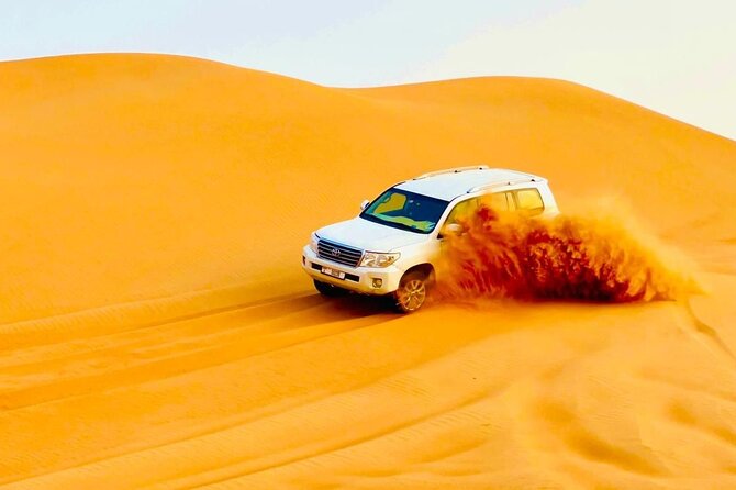 Desert safari adventure with BBQ dinner - From Dubai streets to Lahbab sand