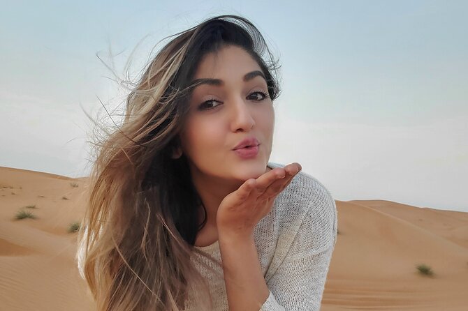 Desert Safari Dubai (VIP Package ) - Sandboarding gives the dunes a second kind of speed