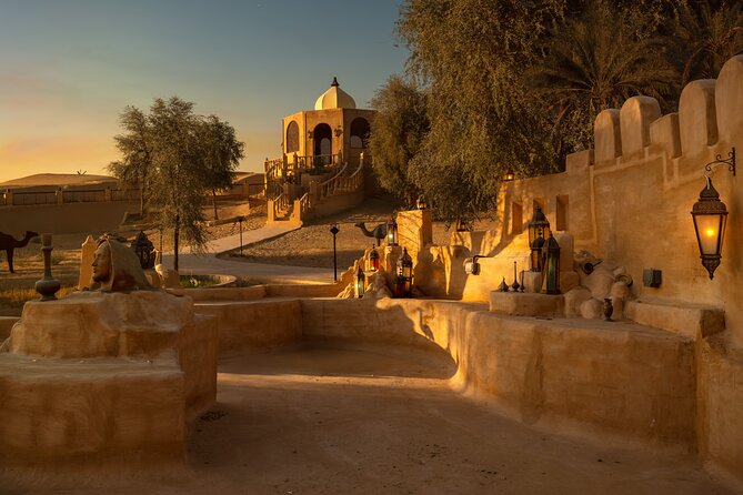 Desert Safari: Luxury Fortress Dinner, Camel Ride & Dune Bashing - Arriving at Al Sahra Desert Fortress