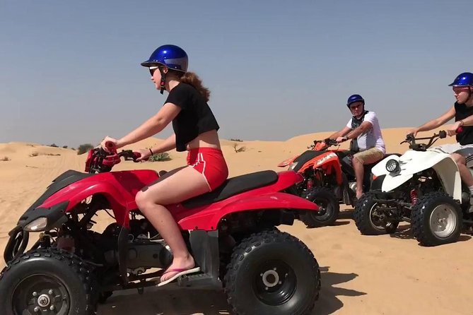 Desert Thrills: Evening Safari with Quad Bike & Camp Activities - The short camel ride and traditional camp welcome