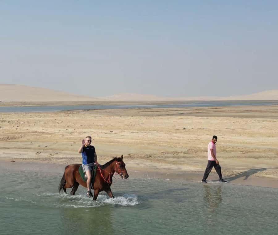 Doha: Arabian Horse Riding Experience –Sea or Desert Options - Arabian horses, open dunes, and a choice of shore
