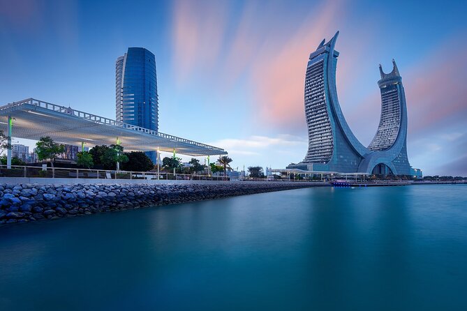 Doha City Tour and Dhow Cruise Ride (Private Tour) - The Pearl Island: polished waterfront development