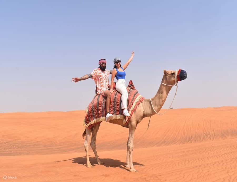 Doha Desert Safari, Camel Ride, Sandboarding & Inland Sea - Sandboarding on the dunes