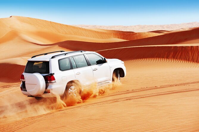 Doha Desert Safari Dune Bashing Camel Ride Sandboarding - Camel riding costs $10 extra