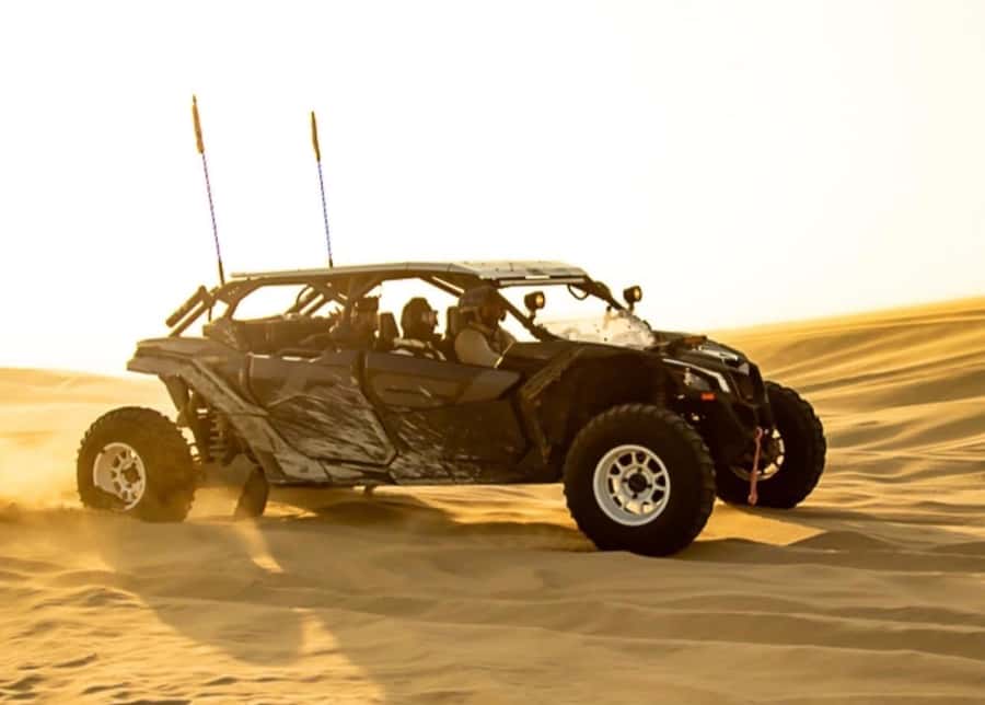Doha: Desert Safari, Quad Bike, Camel Ride & Inland Sea Tour - Dune bashing across Qatar’s golden sand