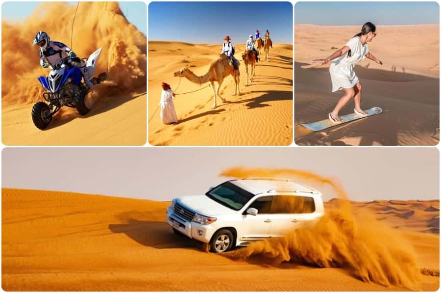 Doha: Desert Safari, Quad Bike, Camel Ride & Inland Sea Tour - Khor Al Adaid, where the sea meets the desert