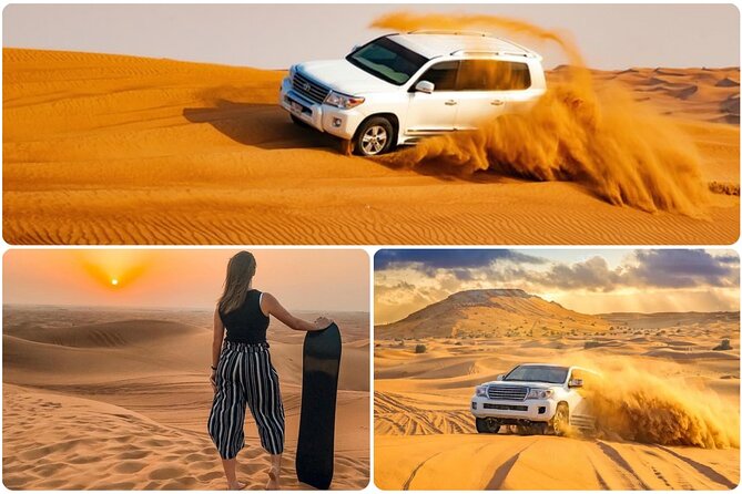 Doha: Desert Safari, Sand Boarding, Camel Ride & Inland Sea Tour - At a glance