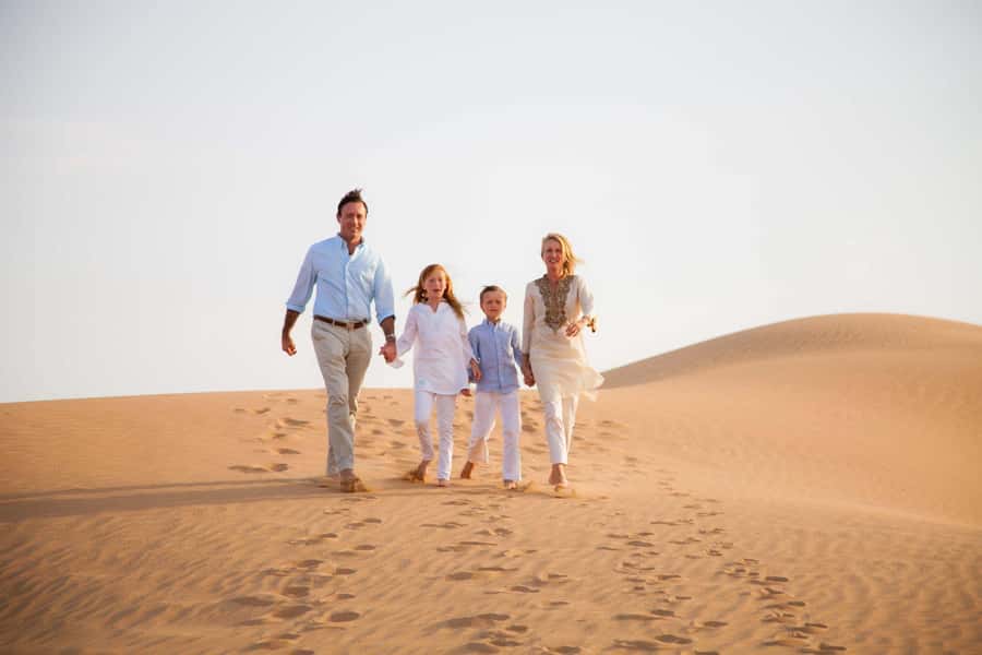 Doha: Desert Safari with Camel Ride Family Friendly Tour - Key points at a glance
