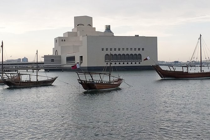 Doha from Land & Sea: City Tour & Traditional Dhow Boat Ride - Katara Cultural Village in half an hour