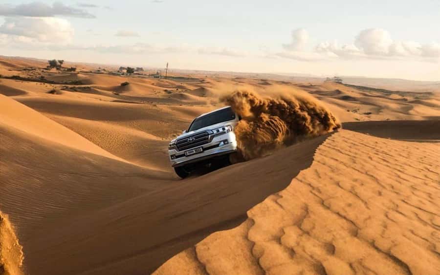 Doha: Half Day Desert Safari, Dune Bashing, Camel Ride - What the Land Cruiser ride is really like
