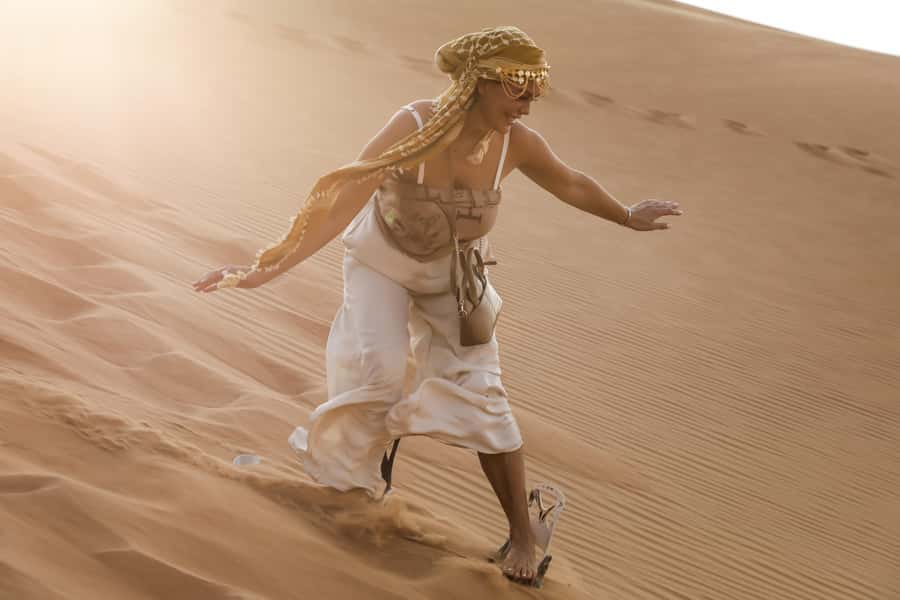 Doha: Half-Day Desert Safari, Quad Bike, Camels & Inland Sea - From National Museum Station to open desert
