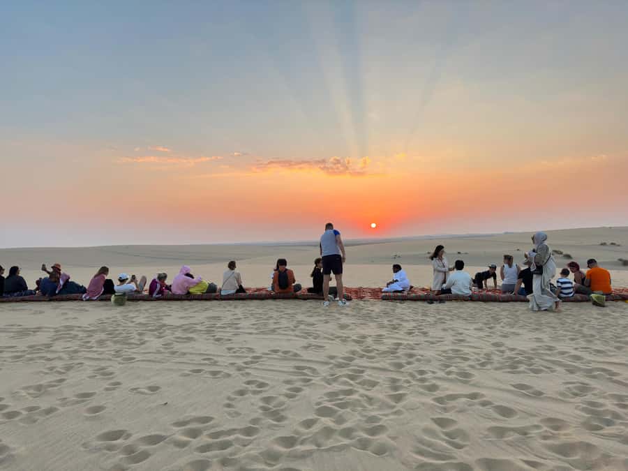 Doha: Half-Day Desert Safari, Quad Bike, Camels & Inland Sea - The Inland Sea and the Qatar-Saudi border region