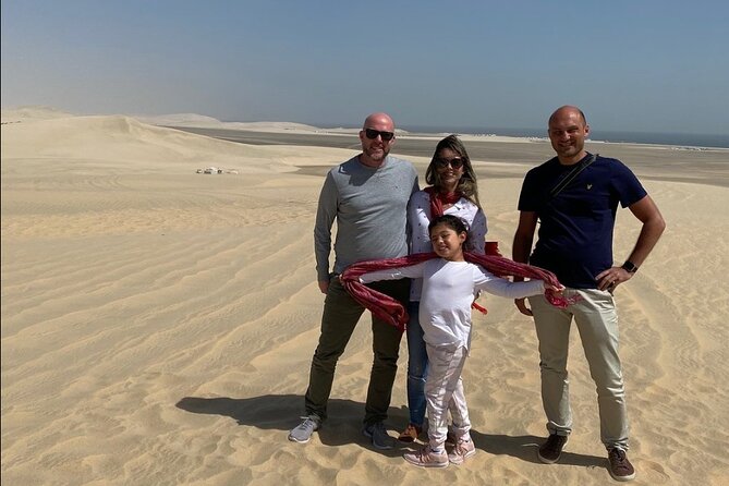 Doha : Half Day Desert Safari With SandBoarding and Camel Ride - The Inland Sea at Khawr al Udayd