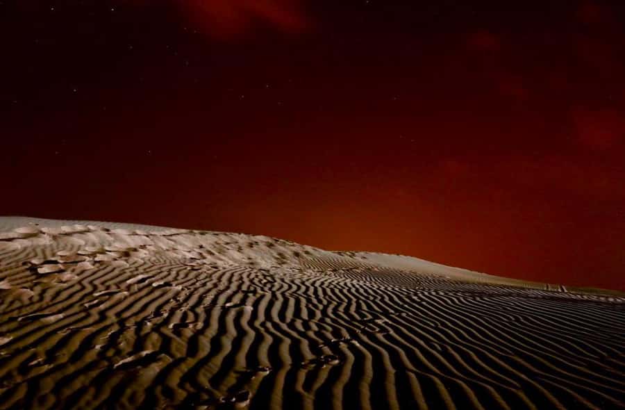 Doha Night Desert Safari Stargazing And Camel Ride - The camel camp at the Inland Sea