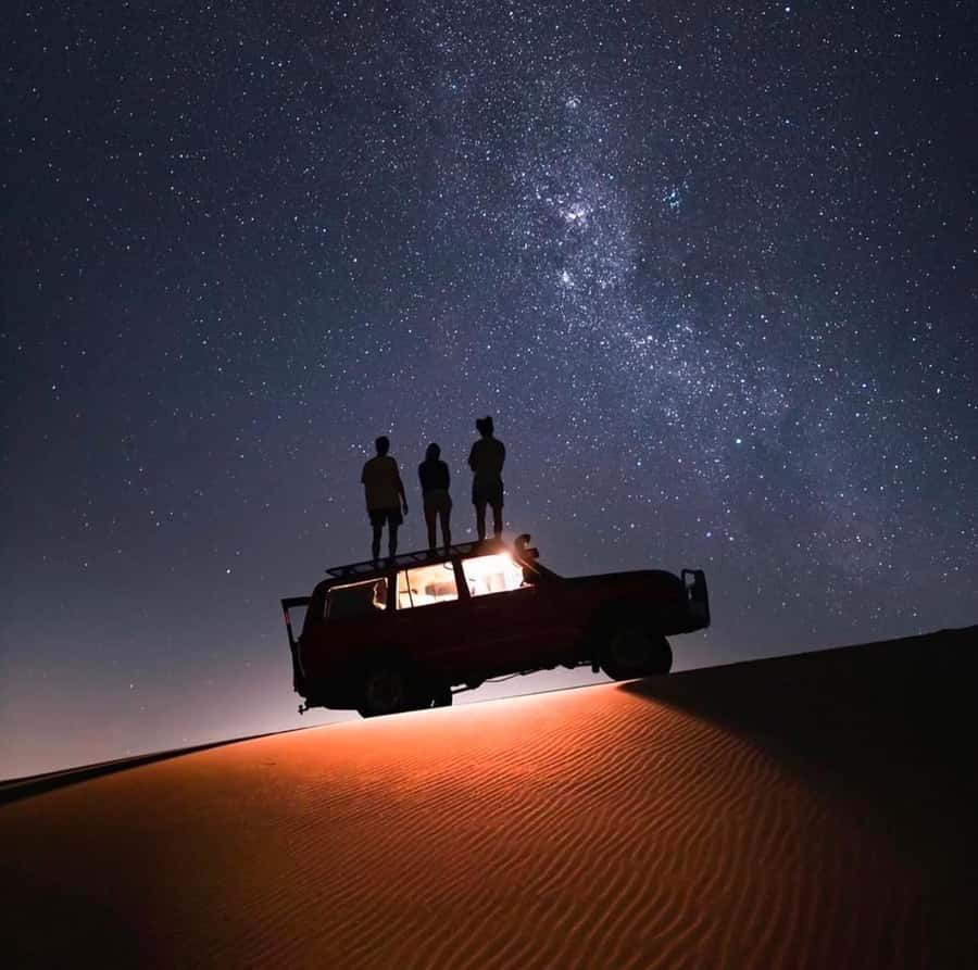Doha Night Desert Safari Stargazing And Camel Ride - Pickup from Doha and the ride south