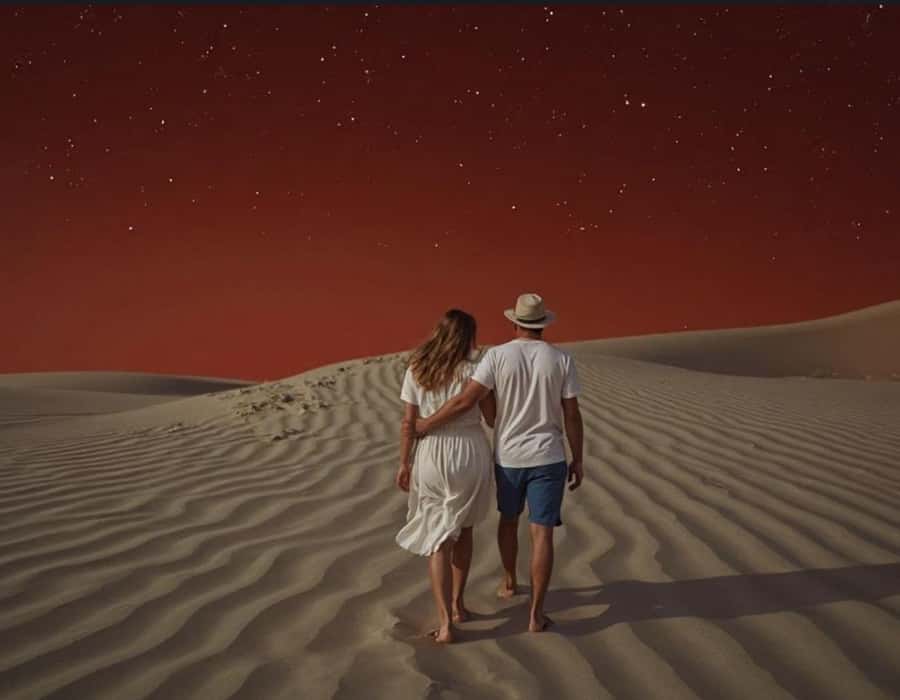 Doha: Nighttime Desert Safari with Dune Bashing & Camel Ride - Sandboarding without making it a major production