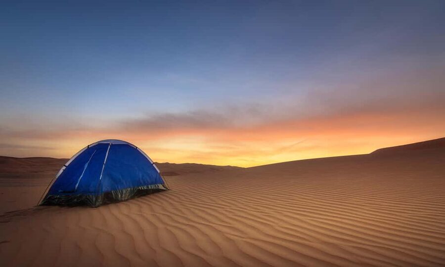 Doha: Overnight Desert Safari with Dinner and Breakfast - The Inland Sea gives the trip its best setting