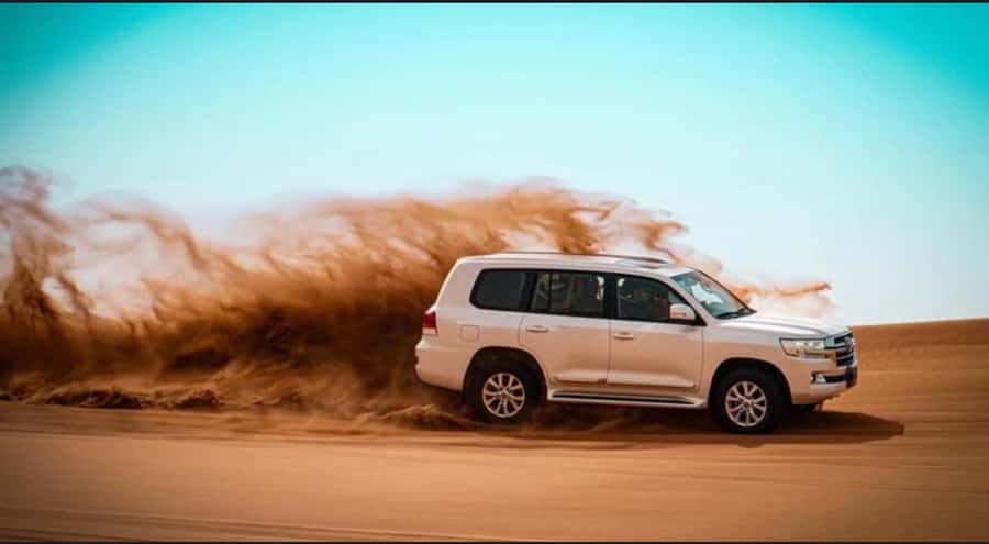 Doha: Relax Desert Safari, Camel Ride, Inland Sea, Swimming - Dune bashing is the high-energy part