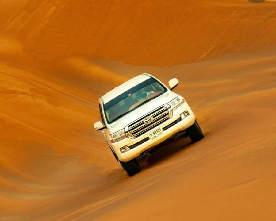 Doha: Relax Desert Safari, Camel Ride, Inland Sea, Swimming - Tea, coffee, and a quieter side of the dunes