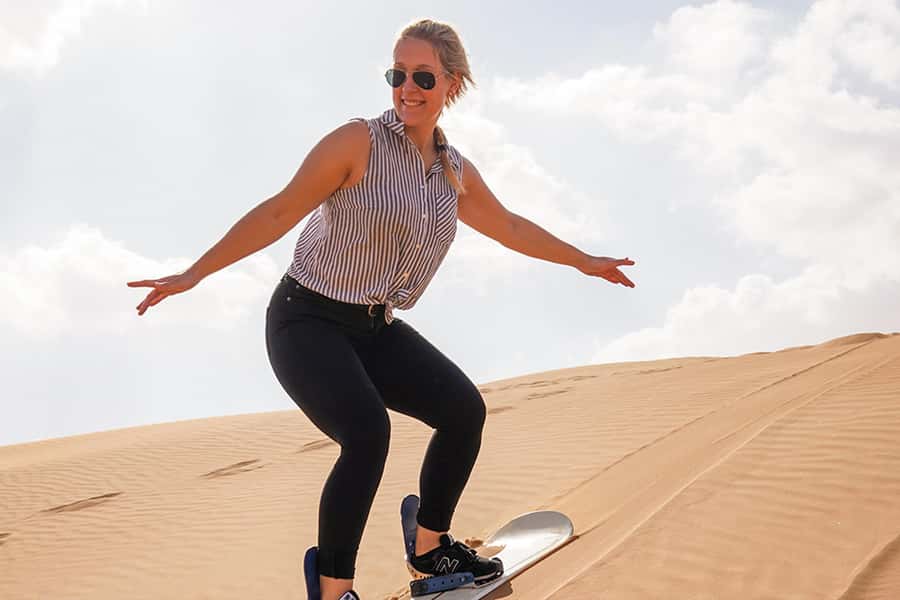 Doha: Safari, ATV, Camels, Sandboarding and Inland Sea Tour - The 40-minute dune-bashing ride