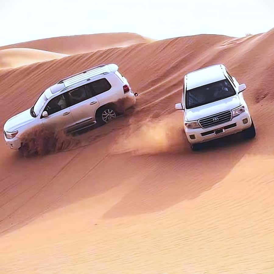 Doha Safari: ATV Ride, Dune Bashing, & Sandboarding Fun - Dune bashing is the main event